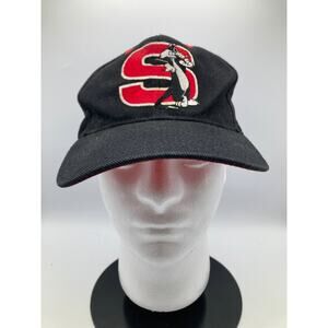 Warner Bros Looney Tunes Sylvester Cat Hat Snapback Men's Adjustable Black Red